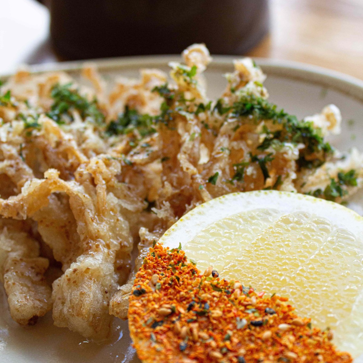 Enoki tempura